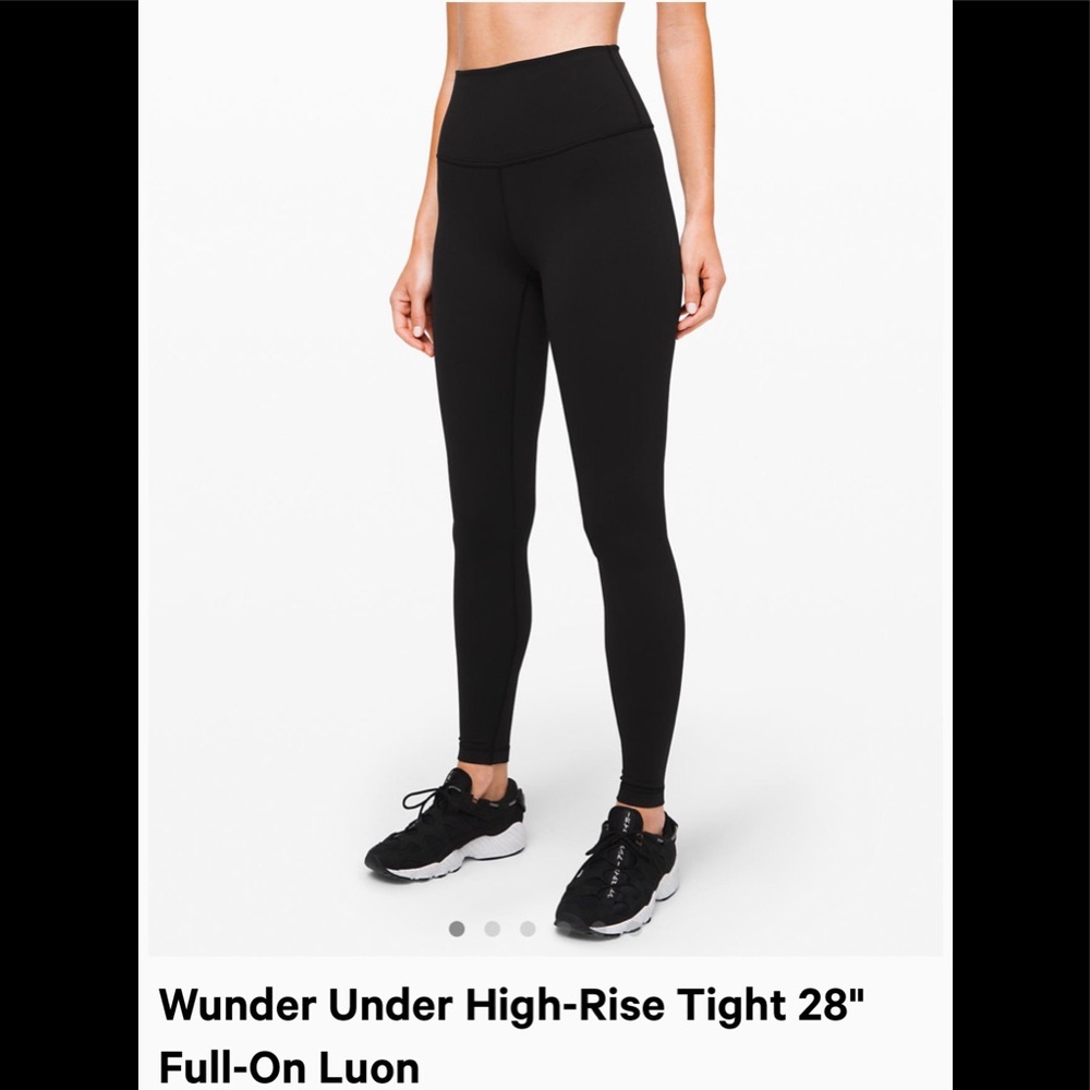 Lululemon wunder under leggings